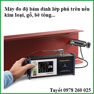 Máy đo độ bám dính sơn trên gỗ, bê tông, kim loại... Máy đo độ bám dính sơn trên gỗ, bê tông, kim loại...