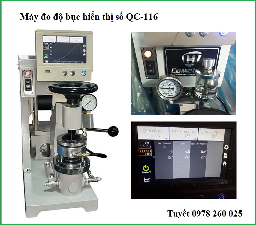 Máy kiểm tra độ bục giấy QC-116