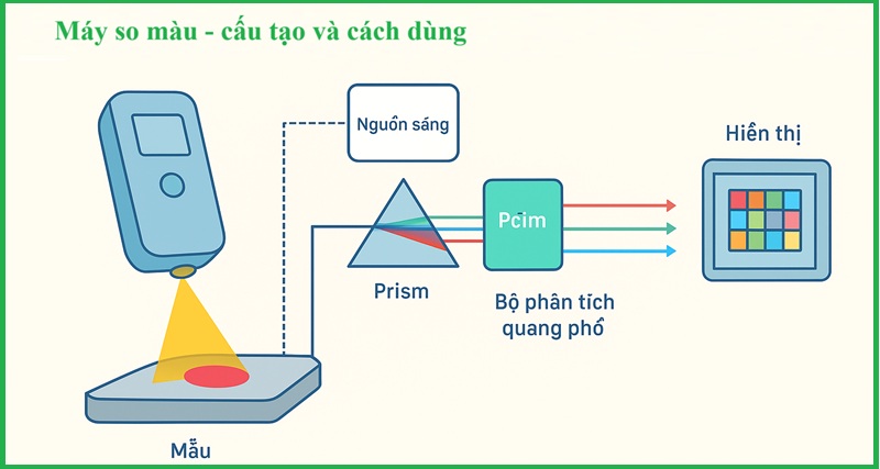 Cách sử dụng máy so màu hiệu quả